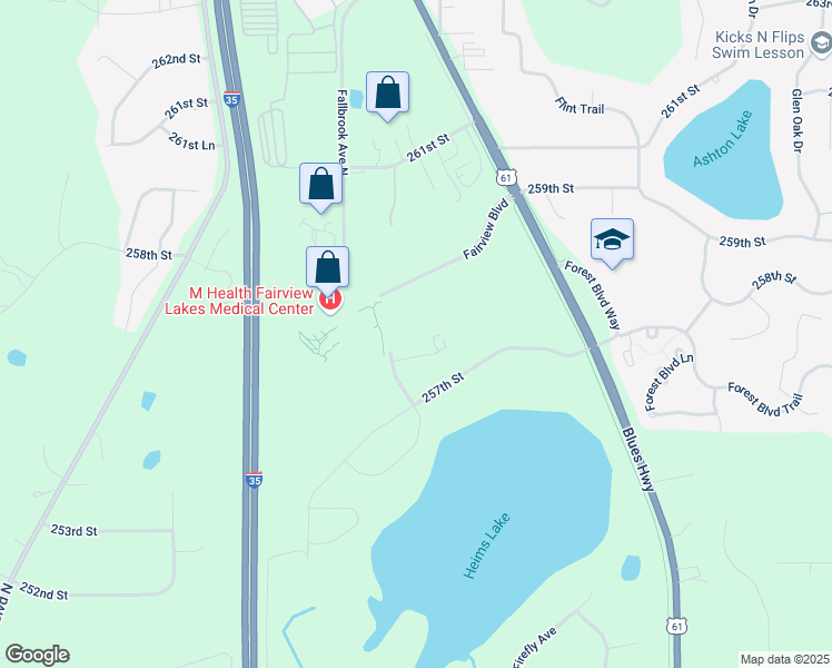 map of restaurants, bars, coffee shops, grocery stores, and more near 5430 Meadow Lane in Wyoming