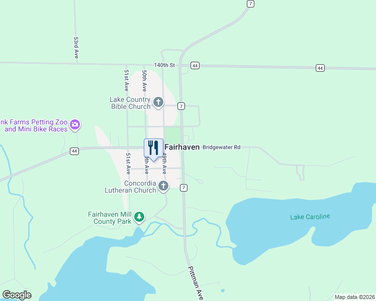 map of restaurants, bars, coffee shops, grocery stores, and more near 4801 Bridgewater Road in South Haven