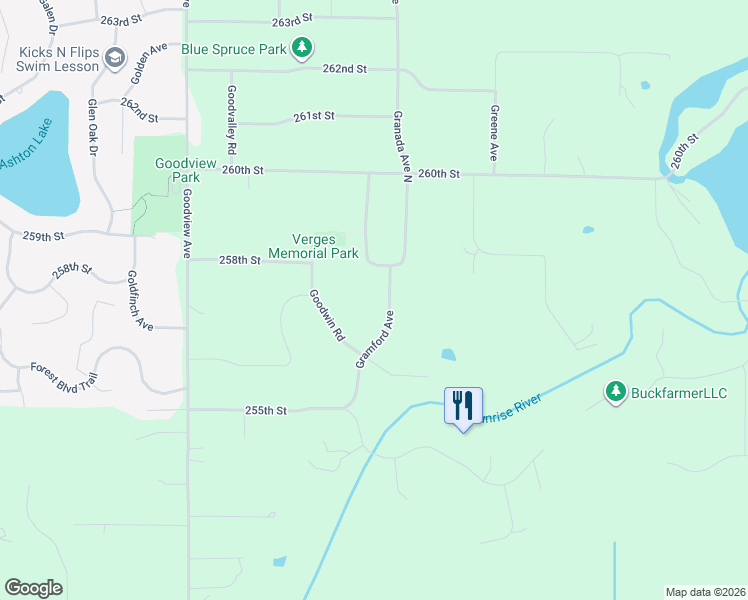 map of restaurants, bars, coffee shops, grocery stores, and more near 25730 Gramford Avenue in Wyoming