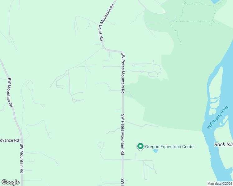 map of restaurants, bars, coffee shops, grocery stores, and more near 27207 Southwest Petes Mountain Road in West Linn