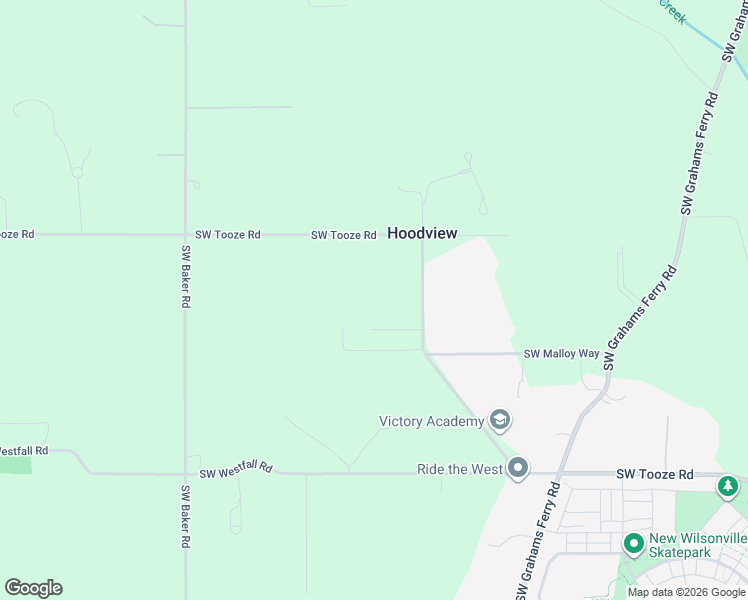 map of restaurants, bars, coffee shops, grocery stores, and more near 12350 Southwest Tooze Road in Sherwood