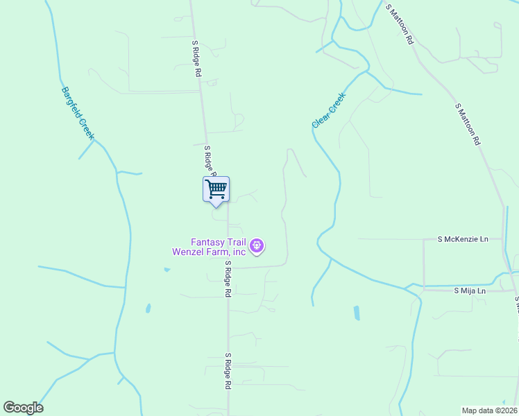 map of restaurants, bars, coffee shops, grocery stores, and more near 19636 South Ridge Road in Oregon City