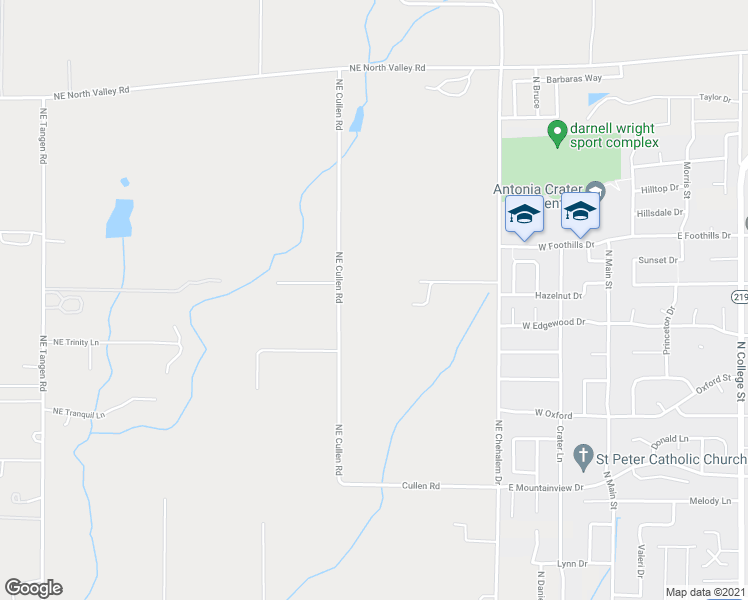 map of restaurants, bars, coffee shops, grocery stores, and more near 32700 North Highway 99w in Newberg