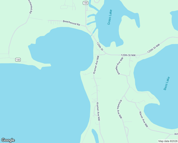 map of restaurants, bars, coffee shops, grocery stores, and more near 11000 118th Street Northwest in Annandale