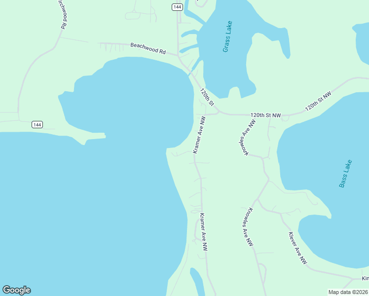 map of restaurants, bars, coffee shops, grocery stores, and more near 11000 118th Street Northwest in Annandale