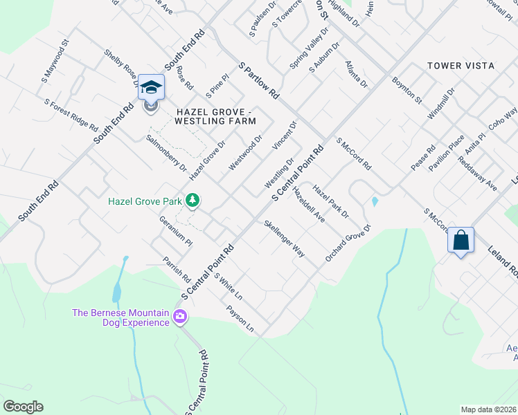 map of restaurants, bars, coffee shops, grocery stores, and more near 19482 Westling Drive in Oregon City