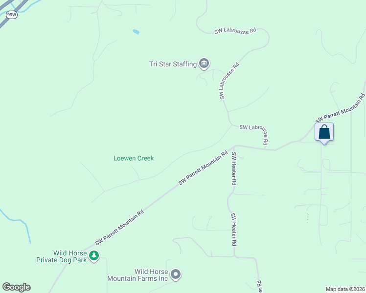 map of restaurants, bars, coffee shops, grocery stores, and more near 18395 Southwest Salmonberry Drive in Sherwood