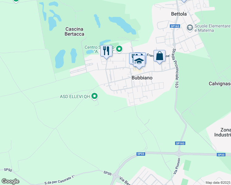 map of restaurants, bars, coffee shops, grocery stores, and more near 14 Via Mario Giuliani in Città metropolitana di Milano