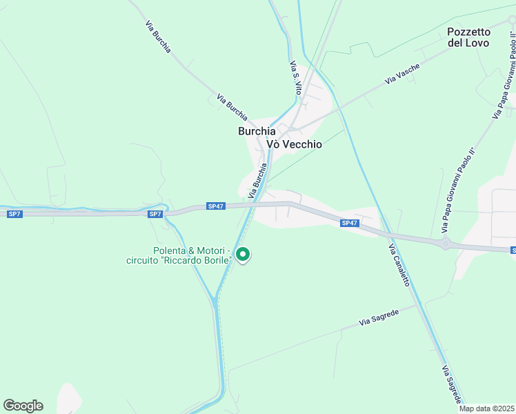 map of restaurants, bars, coffee shops, grocery stores, and more near 1591 Via Vo' di Sotto in Vo' Vecchio