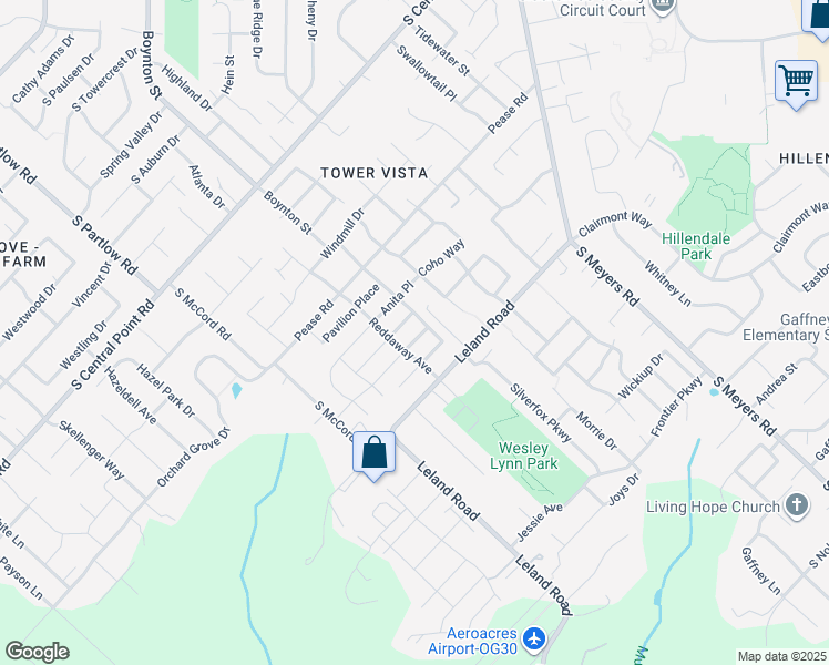 map of restaurants, bars, coffee shops, grocery stores, and more near 12617 Villard Place in Oregon City