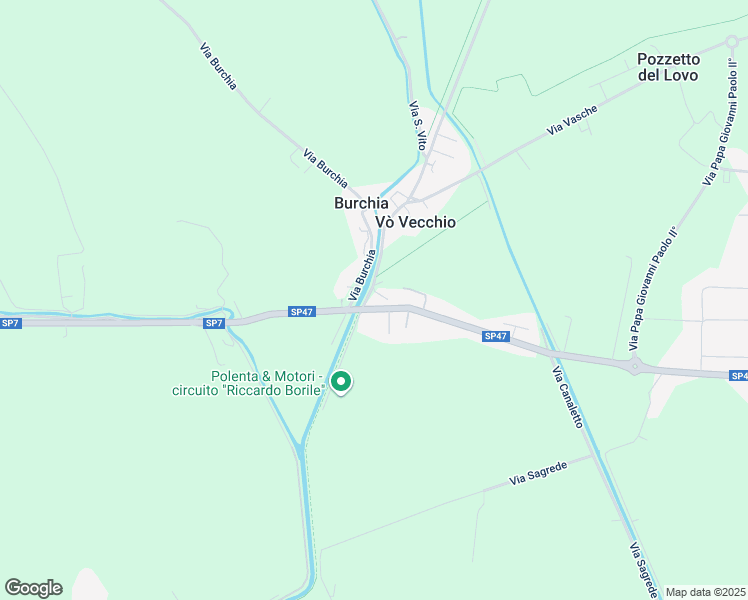 map of restaurants, bars, coffee shops, grocery stores, and more near 1591 Via Vo' di Sotto in Vo' Vecchio