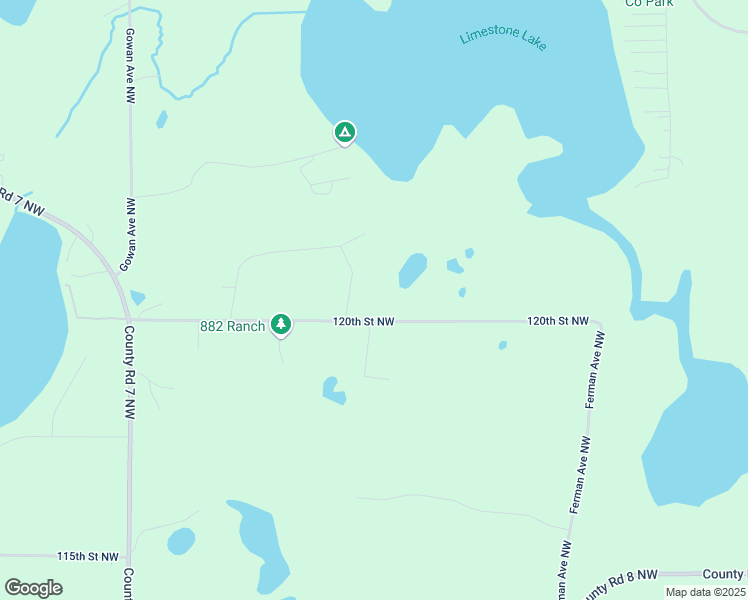 map of restaurants, bars, coffee shops, grocery stores, and more near 12120 Fetch Avenue Northwest in Maple Lake