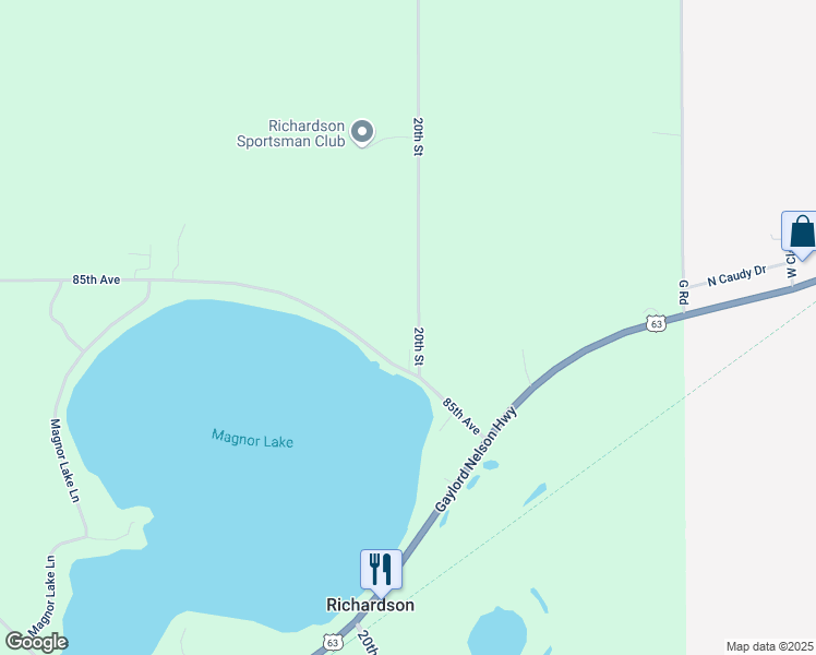 map of restaurants, bars, coffee shops, grocery stores, and more near 819 20th Street in Clayton