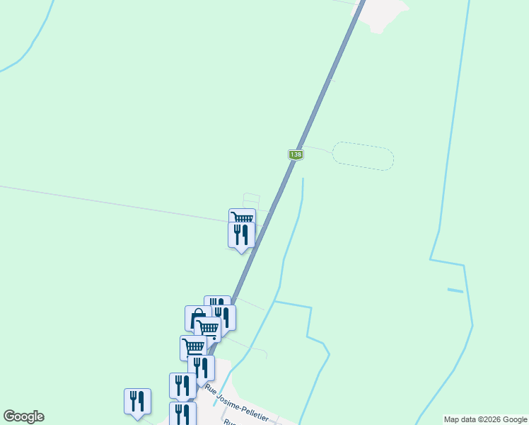 map of restaurants, bars, coffee shops, grocery stores, and more near 479 Boulevard Saint-Jean-Baptiste in Mercier