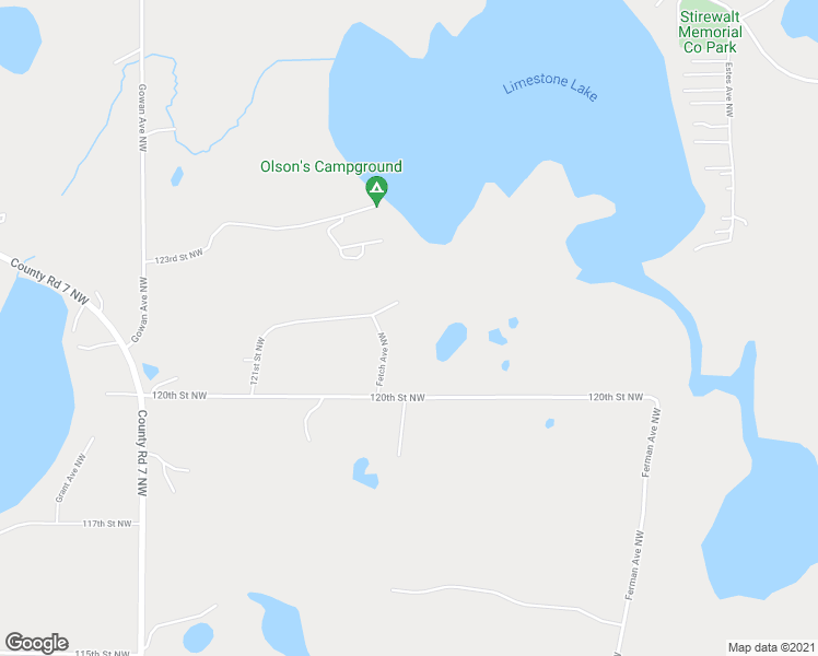 map of restaurants, bars, coffee shops, grocery stores, and more near 12120 Fetch Avenue Northwest in Maple Lake
