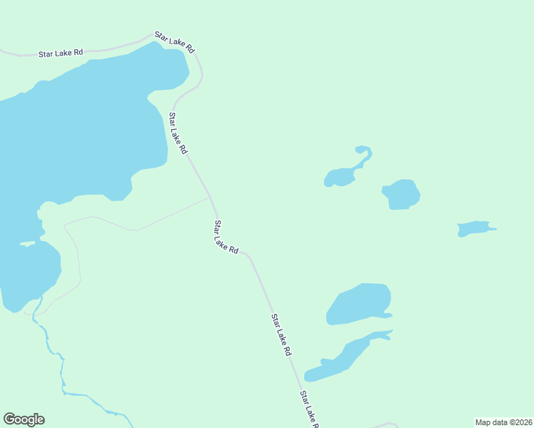 map of restaurants, bars, coffee shops, grocery stores, and more near Star Lake Road in Rosseau