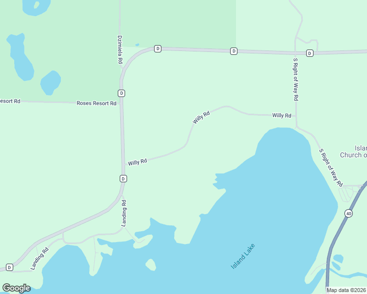 map of restaurants, bars, coffee shops, grocery stores, and more near Willy Road in Weyerhaeuser