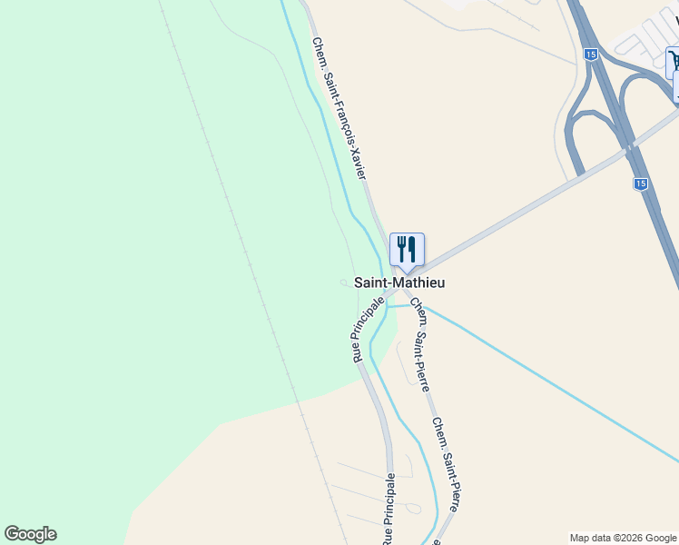 map of restaurants, bars, coffee shops, grocery stores, and more near 704 Rue des Moissons in Montérégie