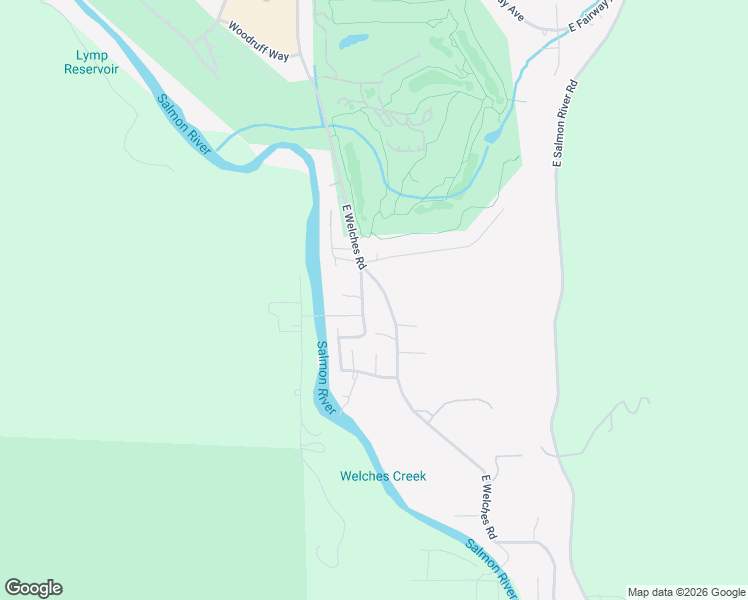 map of restaurants, bars, coffee shops, grocery stores, and more near 26882 E Elk Park Rd in Welches