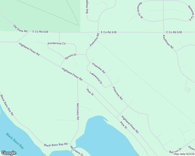 map of restaurants, bars, coffee shops, grocery stores, and more near 6498 Lakewood Drive in Presque Isle Harbor