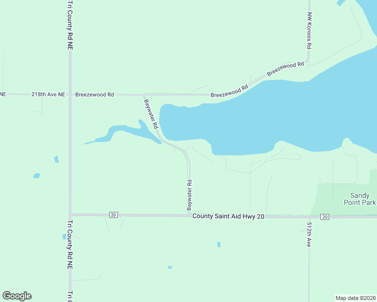 map of restaurants, bars, coffee shops, grocery stores, and more near 14252 Baywater Road in Paynesville