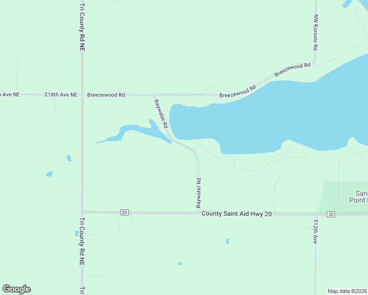 map of restaurants, bars, coffee shops, grocery stores, and more near 14252 Baywater Road in Paynesville