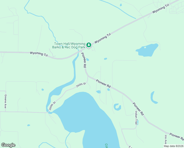 map of restaurants, bars, coffee shops, grocery stores, and more near 7724 Pioneer Road in Wyoming