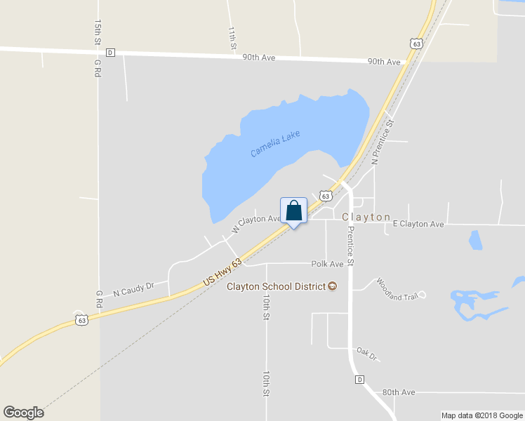 map of restaurants, bars, coffee shops, grocery stores, and more near 408 Camelia Drive in Clayton