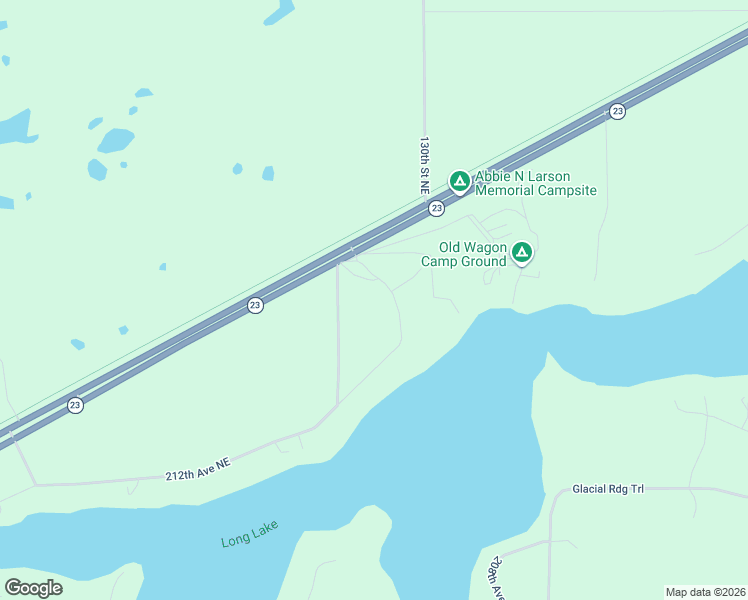 map of restaurants, bars, coffee shops, grocery stores, and more near 13006 212th Avenue Northeast in New London