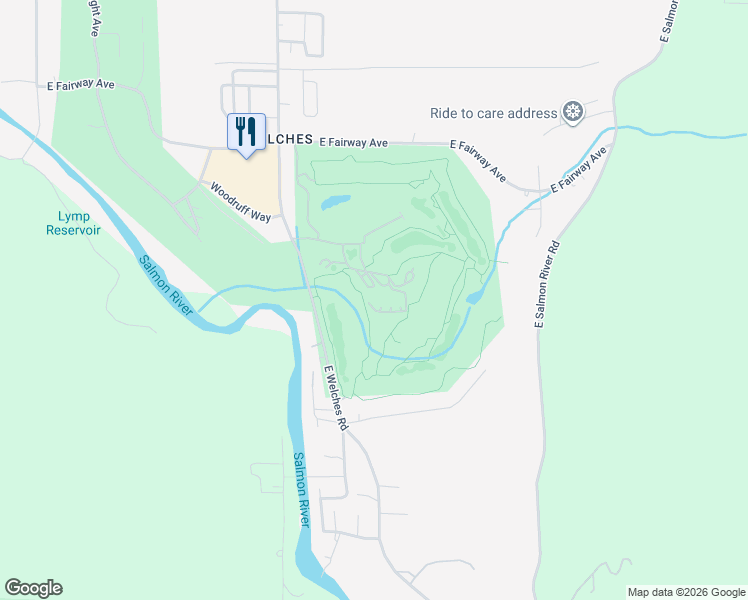 map of restaurants, bars, coffee shops, grocery stores, and more near 68665 East Fairway Avenue in Mount Hood Village