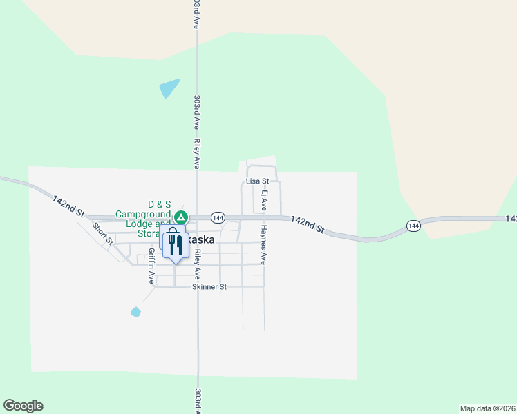 map of restaurants, bars, coffee shops, grocery stores, and more near Keerl Street in Selby
