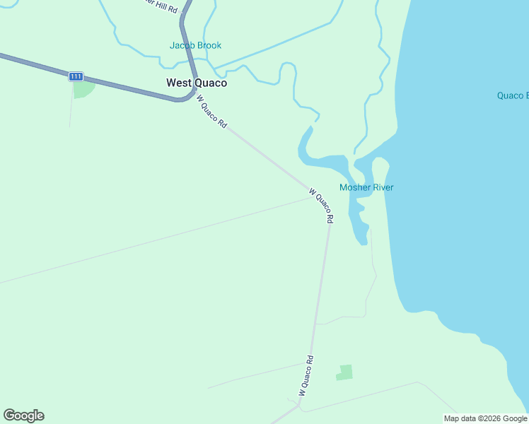 map of restaurants, bars, coffee shops, grocery stores, and more near 58 West Quaco Road in West Quaco