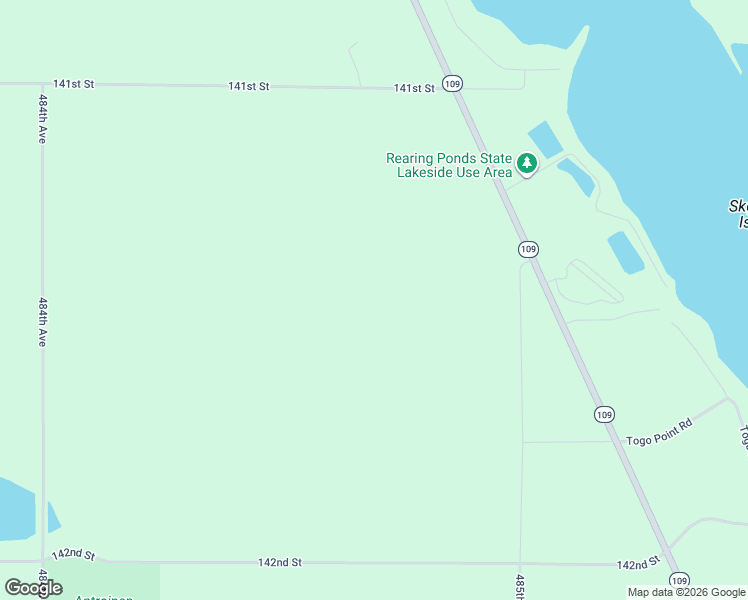 map of restaurants, bars, coffee shops, grocery stores, and more near 14123 Pelican Ridge Road in Big Stone City