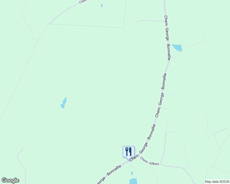 map of restaurants, bars, coffee shops, grocery stores, and more near 419 Chemin George - Bonnallie in Eastman