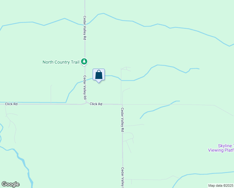 map of restaurants, bars, coffee shops, grocery stores, and more near 2821 Click Road in Petoskey
