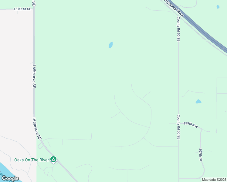 map of restaurants, bars, coffee shops, grocery stores, and more near 16300 171st Avenue Southeast in Big Lake