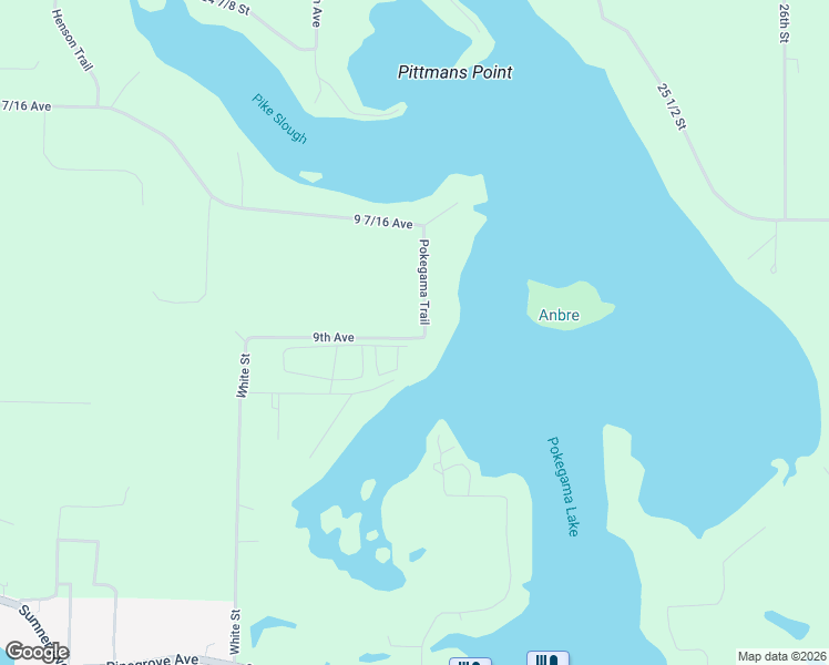 map of restaurants, bars, coffee shops, grocery stores, and more near 890 Pokegama Trail in Chetek