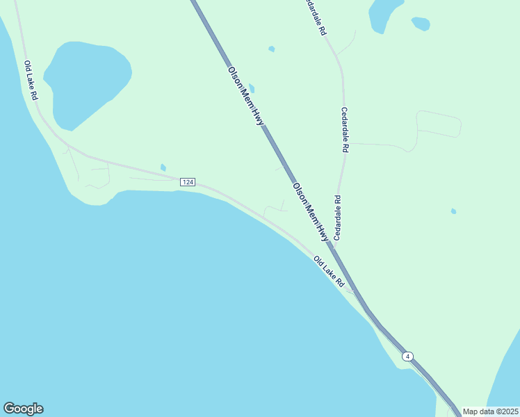 map of restaurants, bars, coffee shops, grocery stores, and more near 14706 Old Lake Road in Paynesville