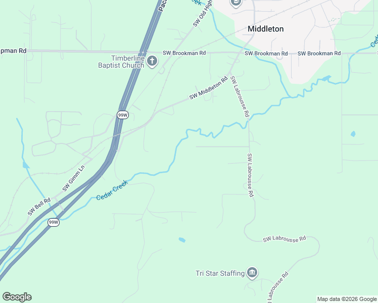 map of restaurants, bars, coffee shops, grocery stores, and more near 25291 Southwest Labrousse Road in Sherwood