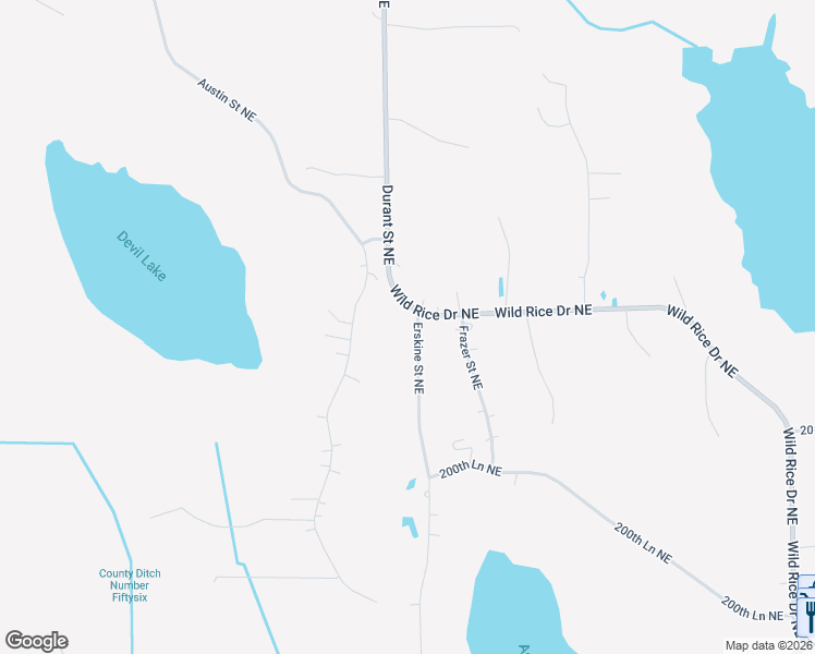map of restaurants, bars, coffee shops, grocery stores, and more near 20286 Erskine Street Northeast in Wyoming
