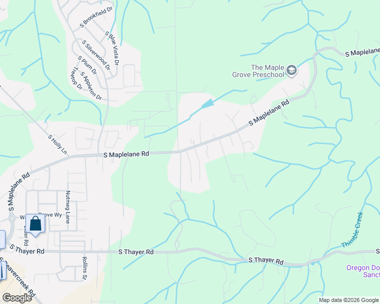 map of restaurants, bars, coffee shops, grocery stores, and more near 15130 S Maple Ln Ct in Oregon City