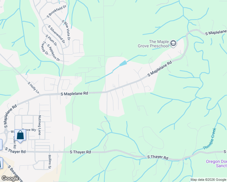 map of restaurants, bars, coffee shops, grocery stores, and more near 15130 S Maple Ln Ct in Oregon City