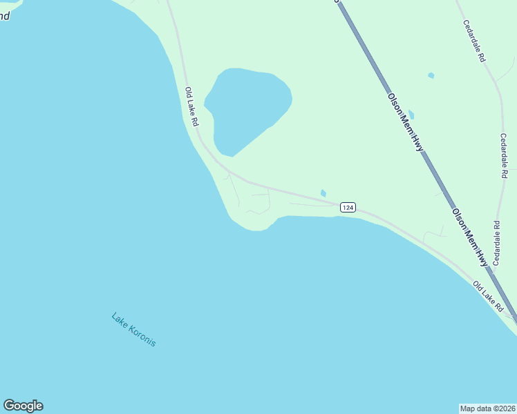 map of restaurants, bars, coffee shops, grocery stores, and more near 14835 Old Lake Road in Paynesville