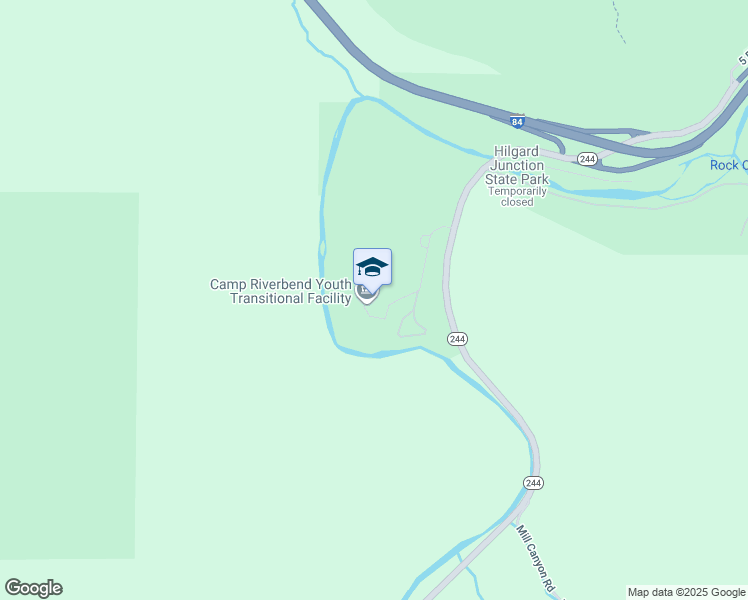 map of restaurants, bars, coffee shops, grocery stores, and more near 58231 Oregon 244 in La Grande