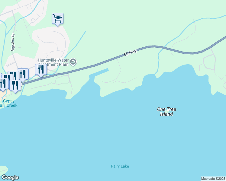 map of restaurants, bars, coffee shops, grocery stores, and more near 229 Allison's Point Road in Huntsville