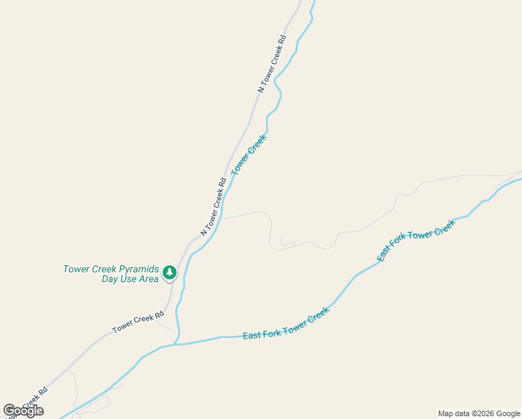 map of restaurants, bars, coffee shops, grocery stores, and more near 3-99 East Tower Creek Road in Carmen