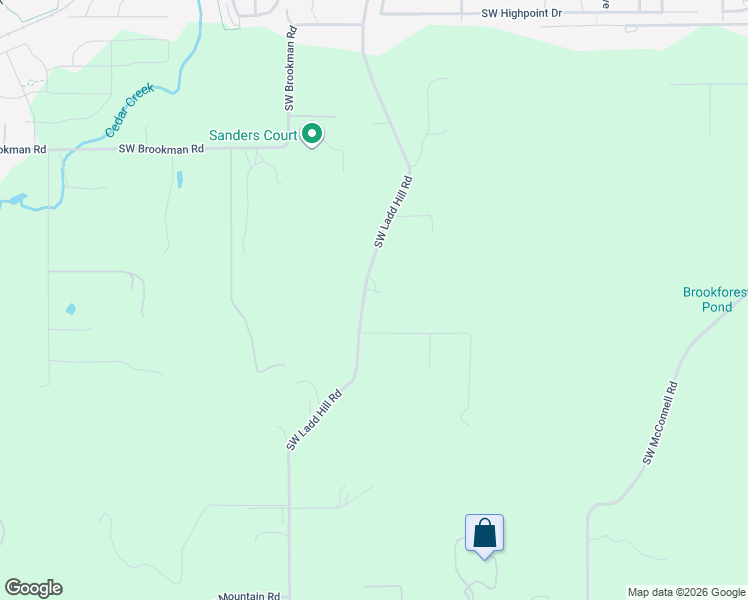 map of restaurants, bars, coffee shops, grocery stores, and more near 25152 Southwest Ladd Hill Road in Sherwood