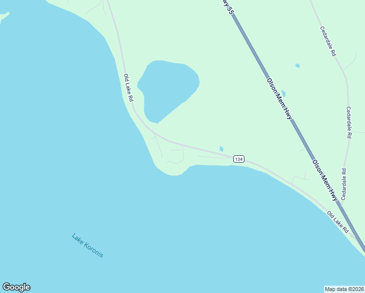 map of restaurants, bars, coffee shops, grocery stores, and more near 14835 Old Lake Road in Paynesville