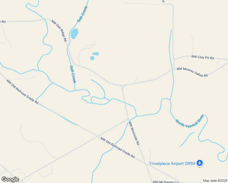 map of restaurants, bars, coffee shops, grocery stores, and more near 9849-9899 Northwest Oak Ridge Road in Yamhill