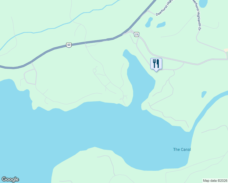 map of restaurants, bars, coffee shops, grocery stores, and more near 645 Grandview Drive in Huntsville